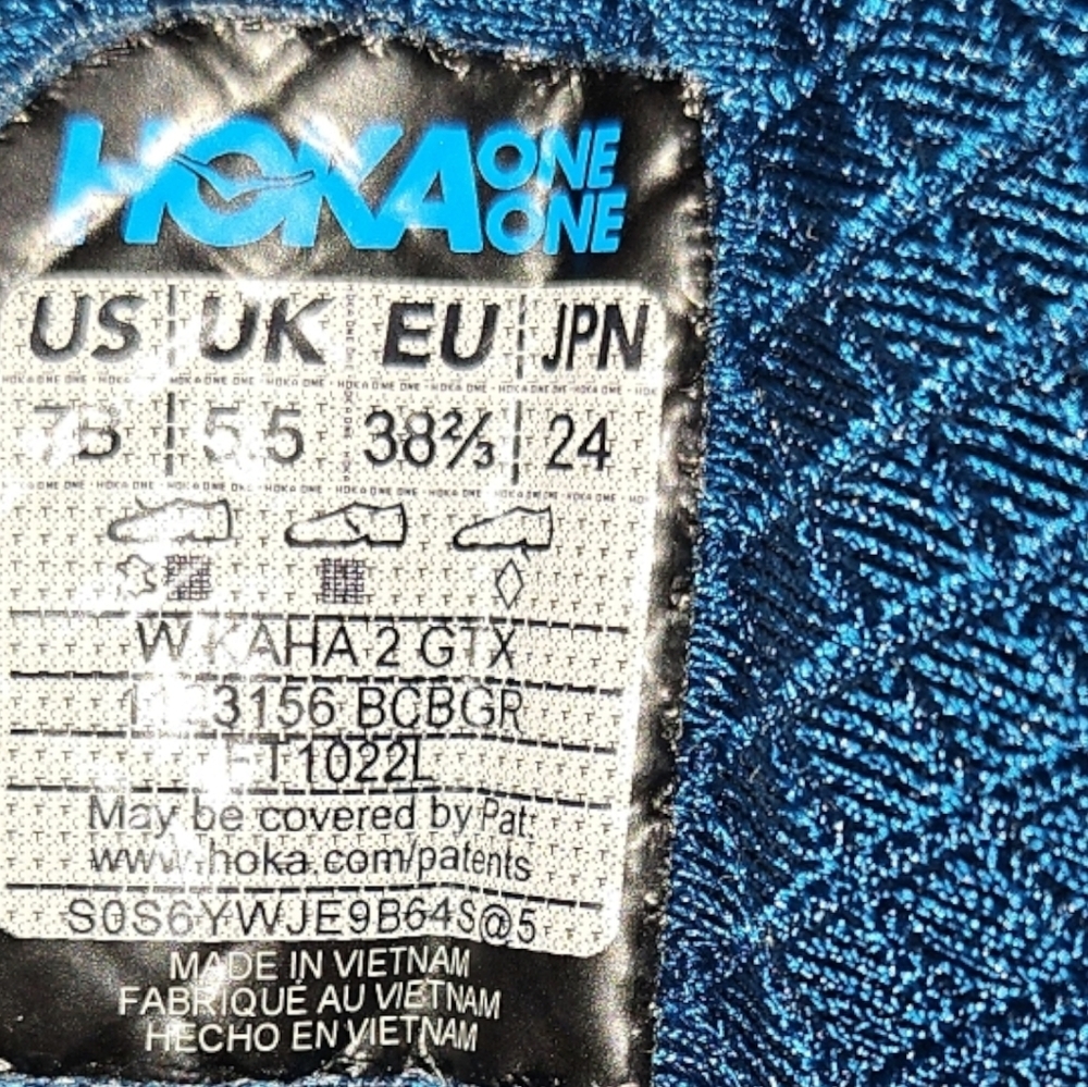 HOKA Kaha 2 GTX Blue Waterproof Hiking Boots - Picture 8 of 8